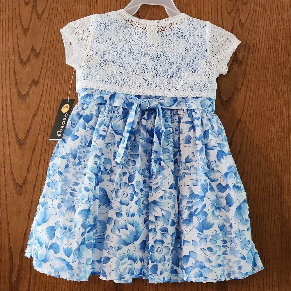 Toddler Girls NWT George 3T lined dress - Picture 4 of 8